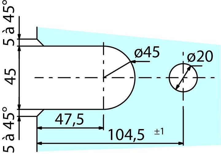 Productafbeelding effeff Pendeldeurscharnieren