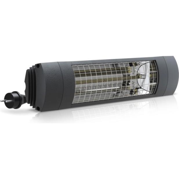 Etherma Decken/Wandstrahler IP65 1800W sw 1stuf 45055, Heizstrahler, Schwarz