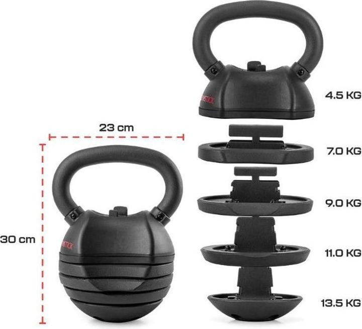 Produktbild Gymstick Verstellbare Kettlebell 13,5 KG