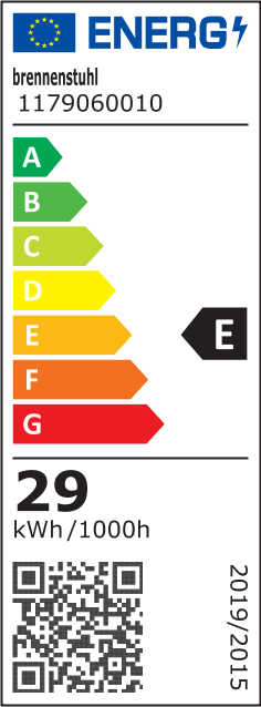 Energie-Label Brennenstuhl Duo Strahler (3500 lm, IP54)