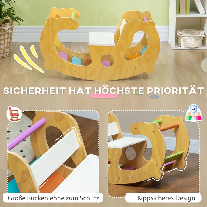 Produktbild Aiyaplay Klettergerüst Kiefernholz, Mehrschichtenplatte Mehrfarbig