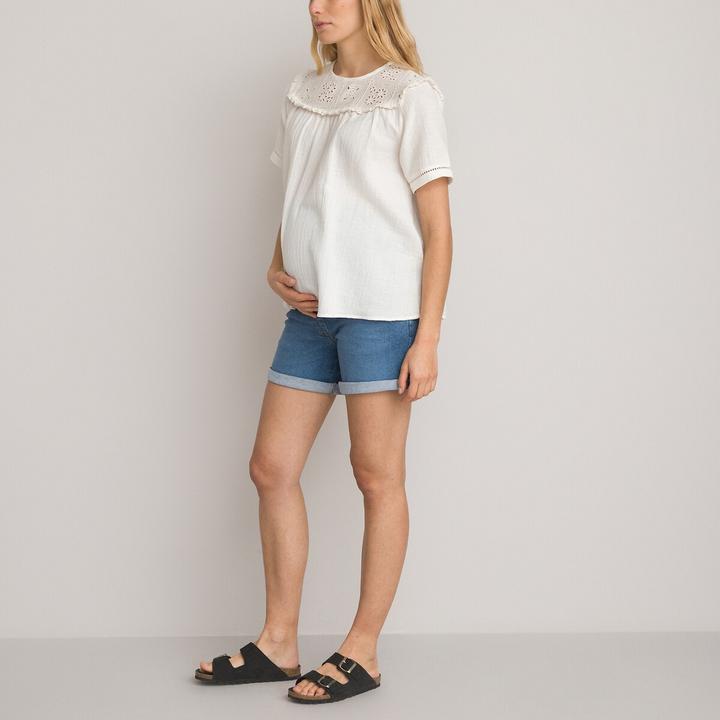 Immagine prodotto La Redoute Collections Pantaloncini premaman in denim (32)