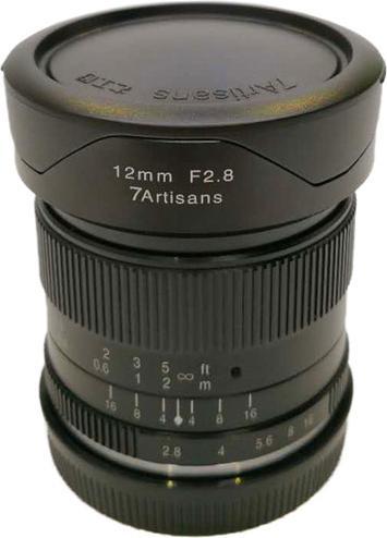 Actual product image 7artisans 12mm f/2.8-16 MFT (Micro Four Thirds, APS-C / DX)