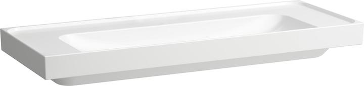 Image du produit Laufen Meda lavabo, encastrable, 1200x460mm, tablette des deux côtés, sans trou pour robinetterie (1270 mm, 240 mm)