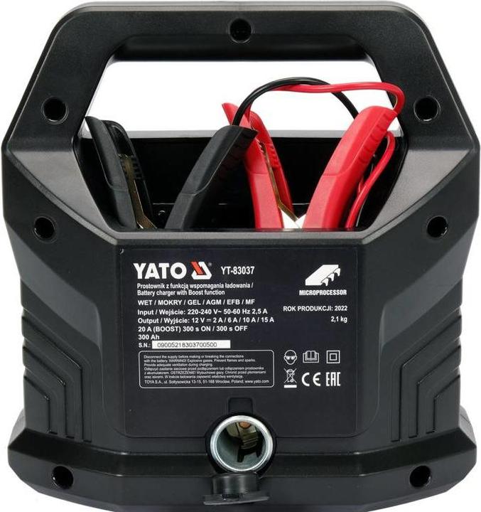 Actual product image Yato PROSTOWNIK ELEKTRONICZNY 12V/2/6/10/15/20A (12V, 20 A)