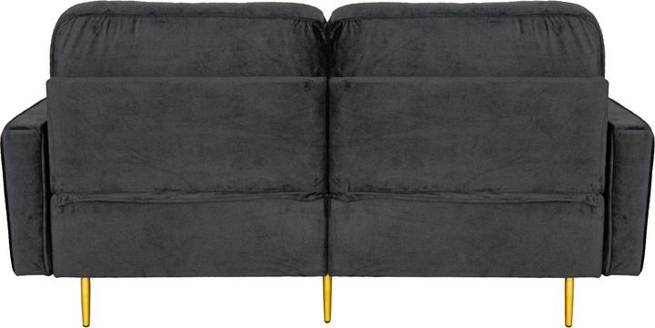 Produktbild HTI-Living Sofa Sidonie Velvet Schwarz (2-Sitzer)
