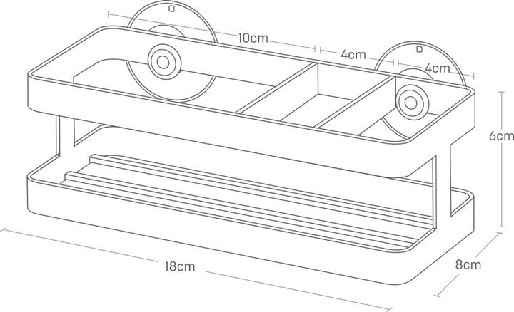 Immagine prodotto Yamazaki Organizzatore per lavello con ventose TOWER