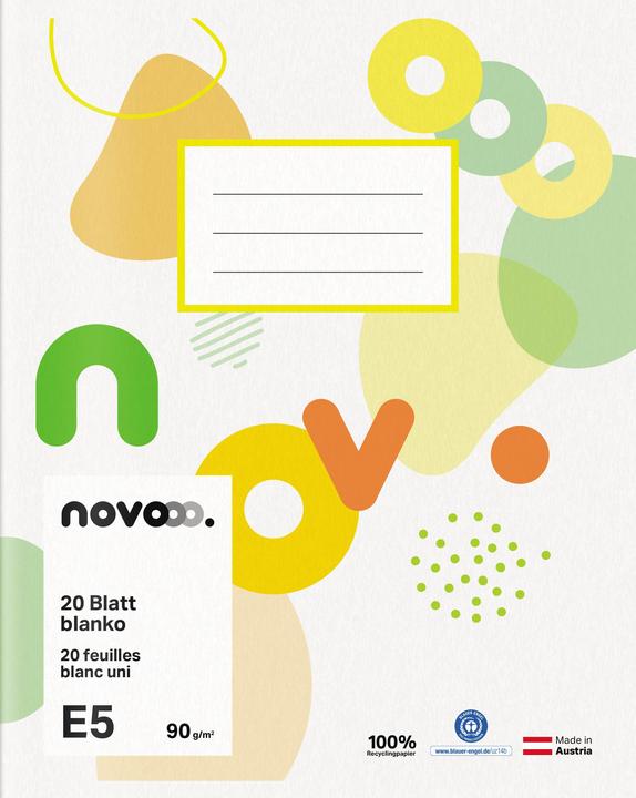 Actual product image Novooo Exercise book E5 (E5, Plain, Hardcover)