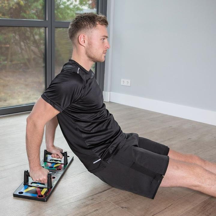 Actual product image Virtufit Tavola per flessioni 12 in 1 con supporti per flessioni