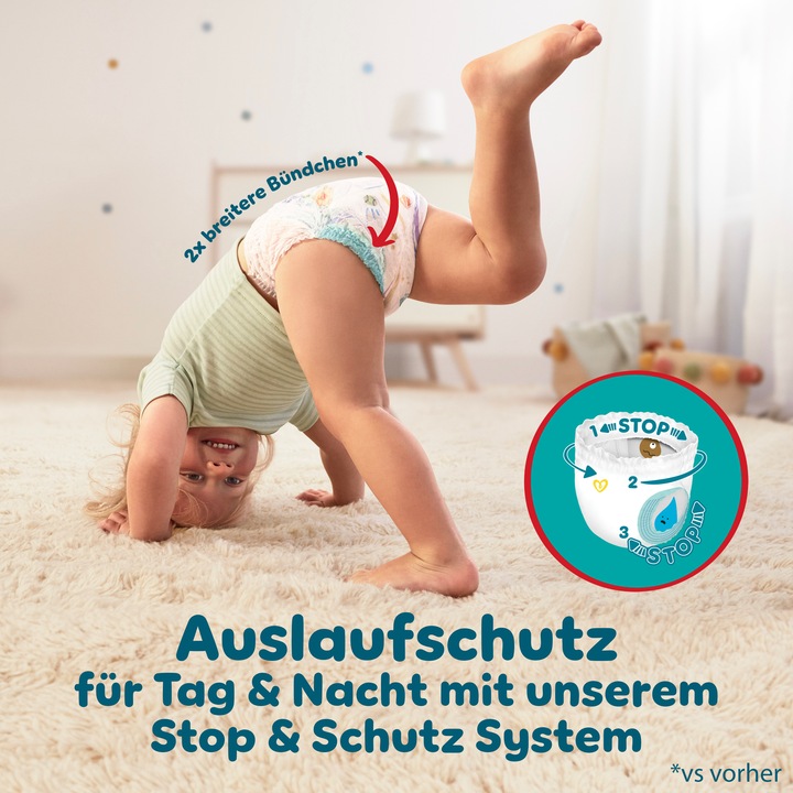 Produktbild Pampers Baby-Dry Pants (Gr. 7, Halbmonatsbox, 62 Stück)
