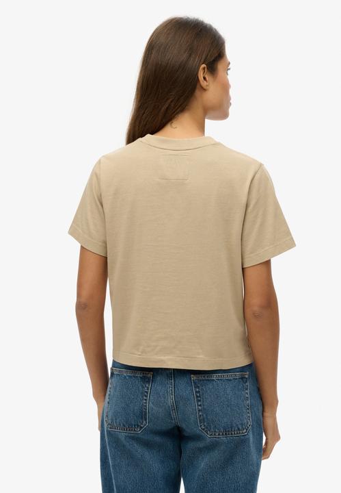 Produktbild Superdry Kastiges, lockeres T-Shirt mit aufgesticktem Core-Logo (L)