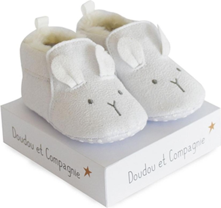 Actual product image Doudou et Compagnie Footies white 0-6M (15, 16)
