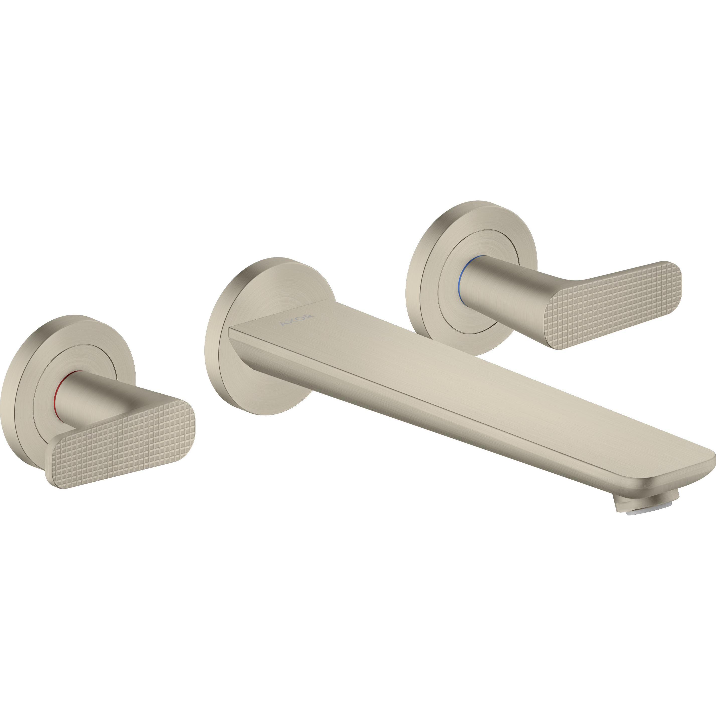 Axor, Rubinetteria per bagno, Citterio C robinetterie de baignoire 3 trous encastrée pour montage mural, Cubic cut, 49483820