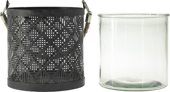 Produktbild Viana Exklusive Windlicht Laterne mit filigranem Muster im 2er Set (2 x, Ø 16 x 32 cm)