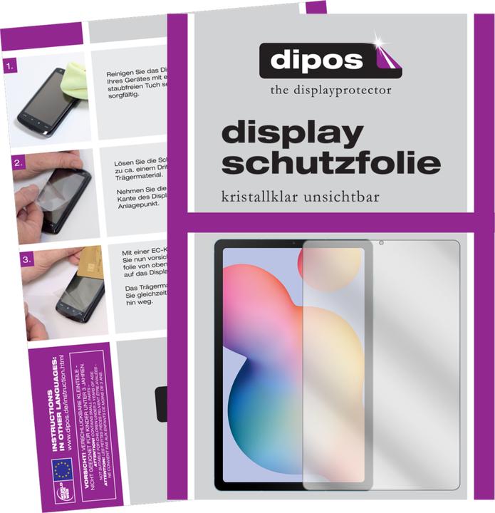Produktbild Dipos Displayschutzfolie Crystalclear (2 Stück, Galaxy Tab S6 Lite 10.4")