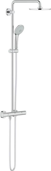 Grothe Euphoria XXL Duschsystem 2 Kopf/Köpfe Chrom