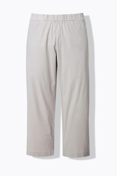 Immagine prodotto Ulla Popken Pantaloni chino a 7/8 modello Ruby con taglio della gamba dritto e ampio e cintura elastica (42)