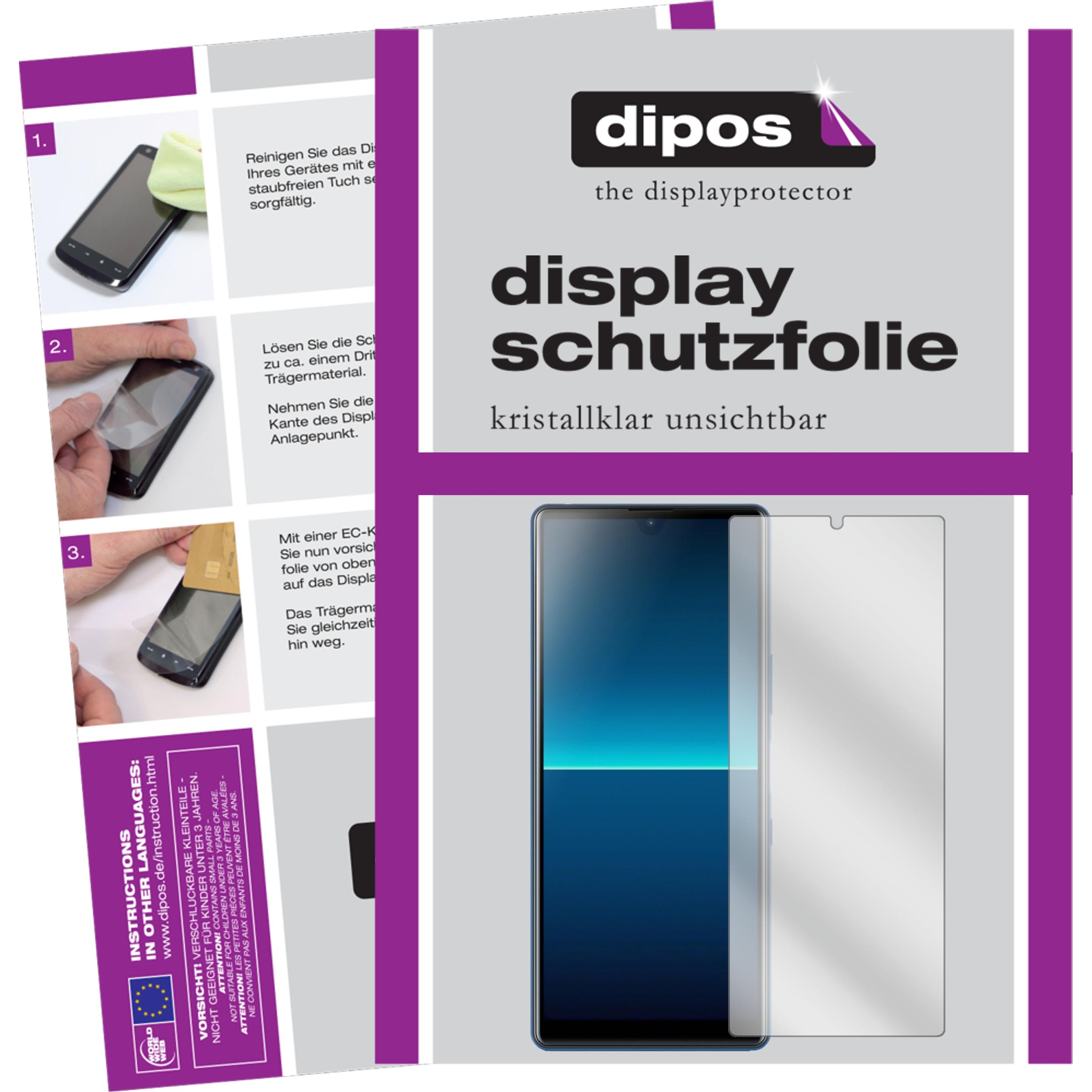 Dipos Displayschutzfolie Crystalclear (2 Stück, Sony Xperia L4), Smartphone Schutzfolie, Transparent