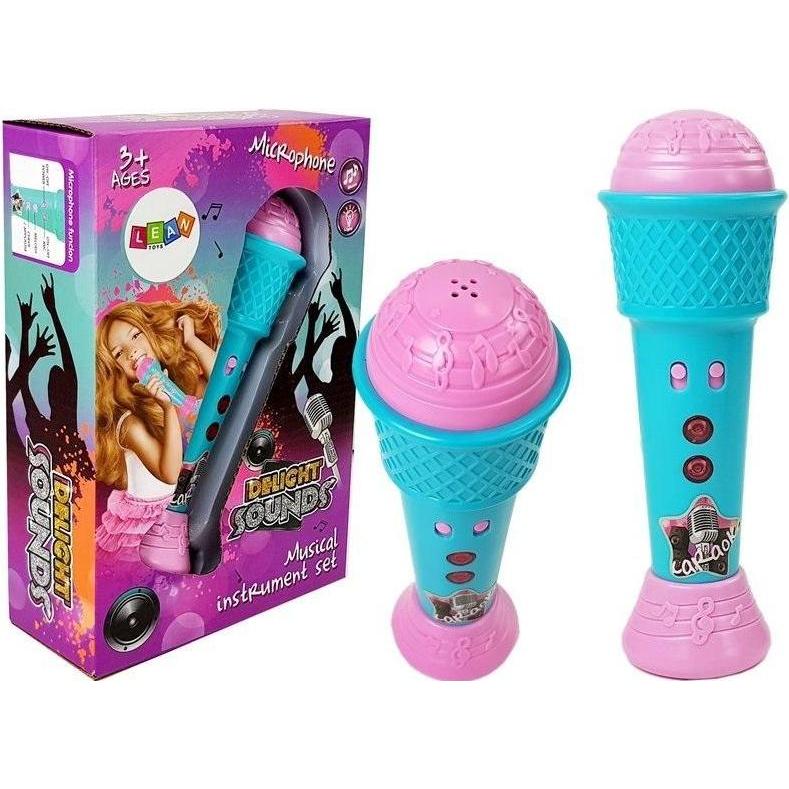 Lean Toys Blaues Mikrofon (7819)