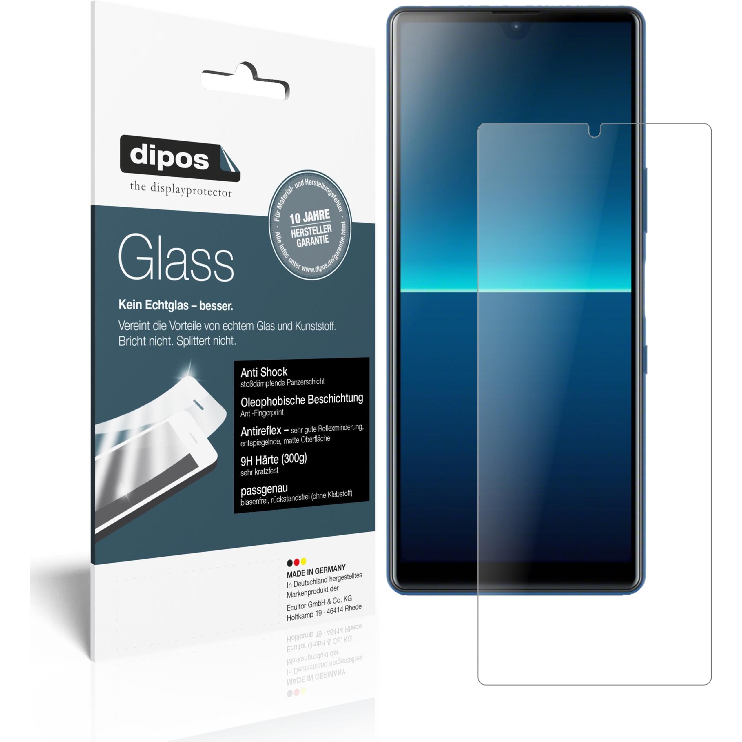 Dipos Displayschutz Anti-Shock (1 Stück, Sony Xperia L4), Smartphone Schutzfolie, Transparent