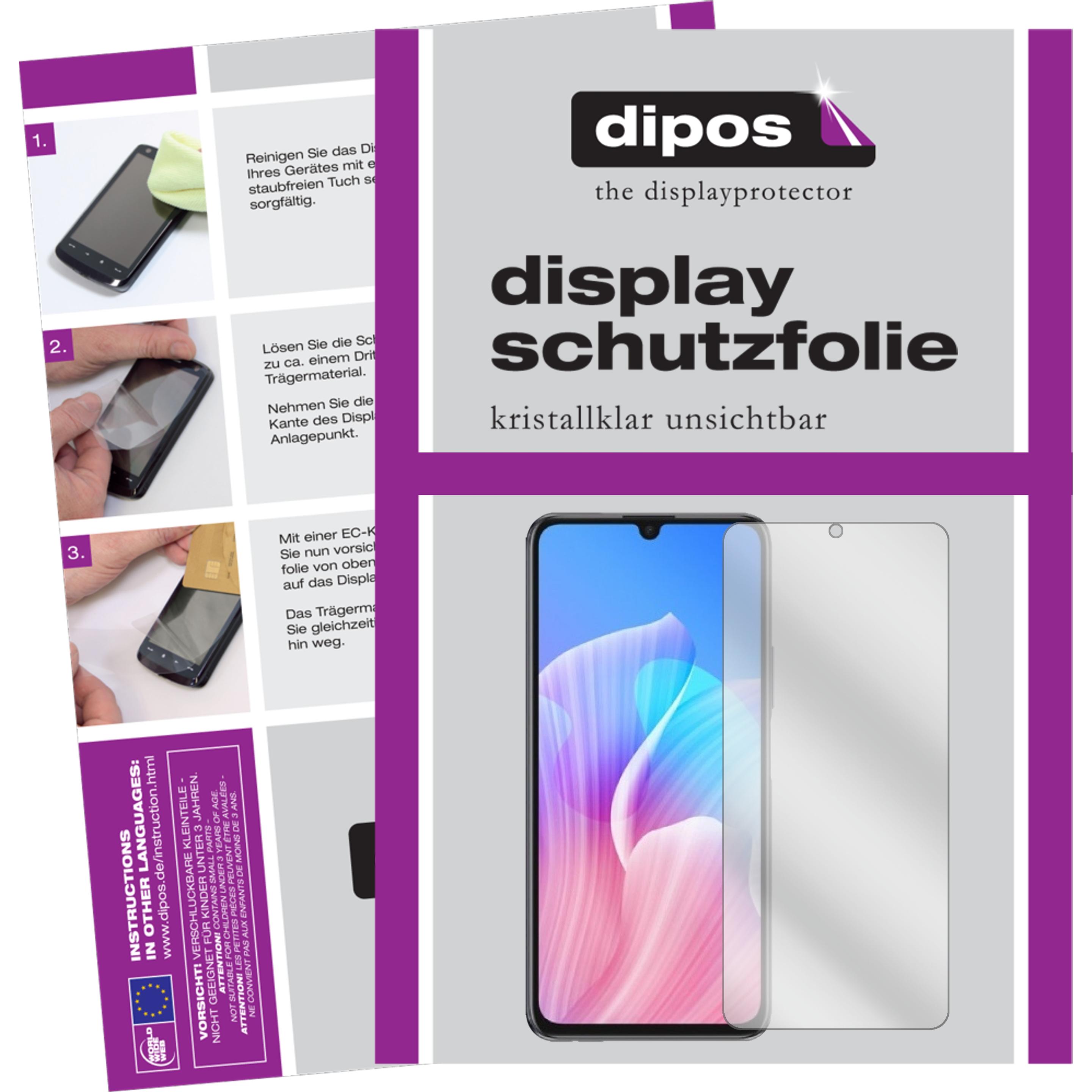 Dipos Displayschutzfolie Crystalclear (2 Stück, Huawei Enjoy 20 Plus), Smartphone Schutzfolie, Transparent