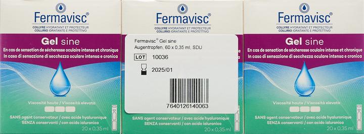 Produktbild OmniVision Gel sine Gtt Opht (0.35 ml, Fermavisc Gel sine Gtt Opht)