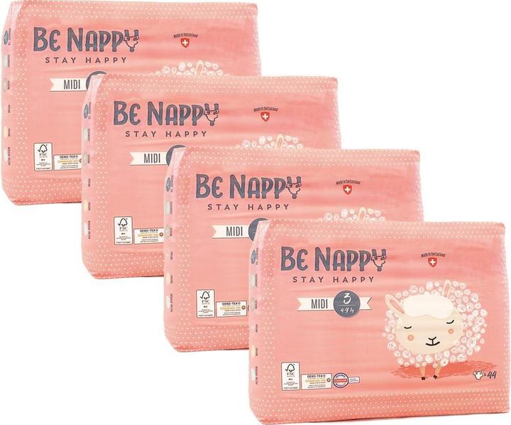 Actual product image Be Nappy Diaper (Size 3, Monthly box, 176 Piece)