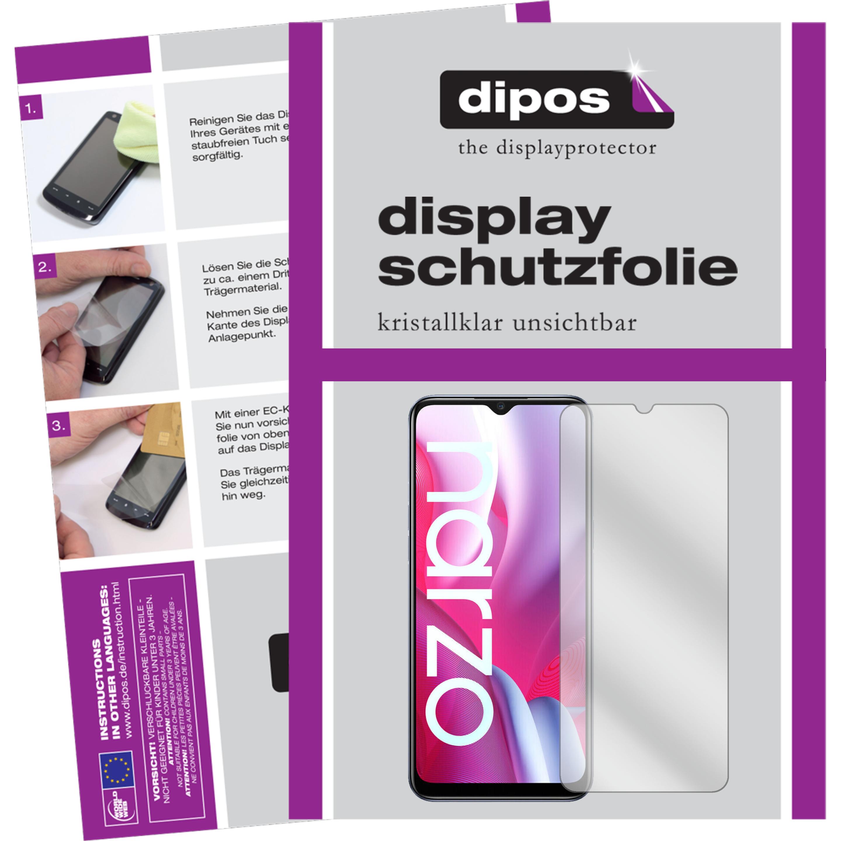 Dipos Displayschutzfolie Crystalclear (5 Stück, Realme Narzo 20A), Smartphone Schutzfolie, Transparent