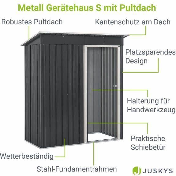 Produktbild Juskys Geräteschuppen S