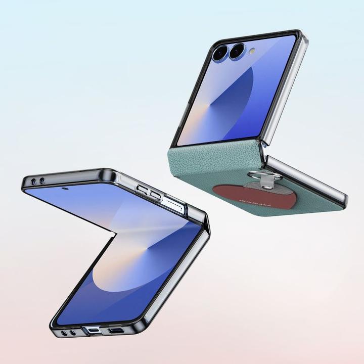 Produktbild Dux Ducis Luvy Series Leder Hardcase Hülle (Samsung Galaxy Z Flip7)