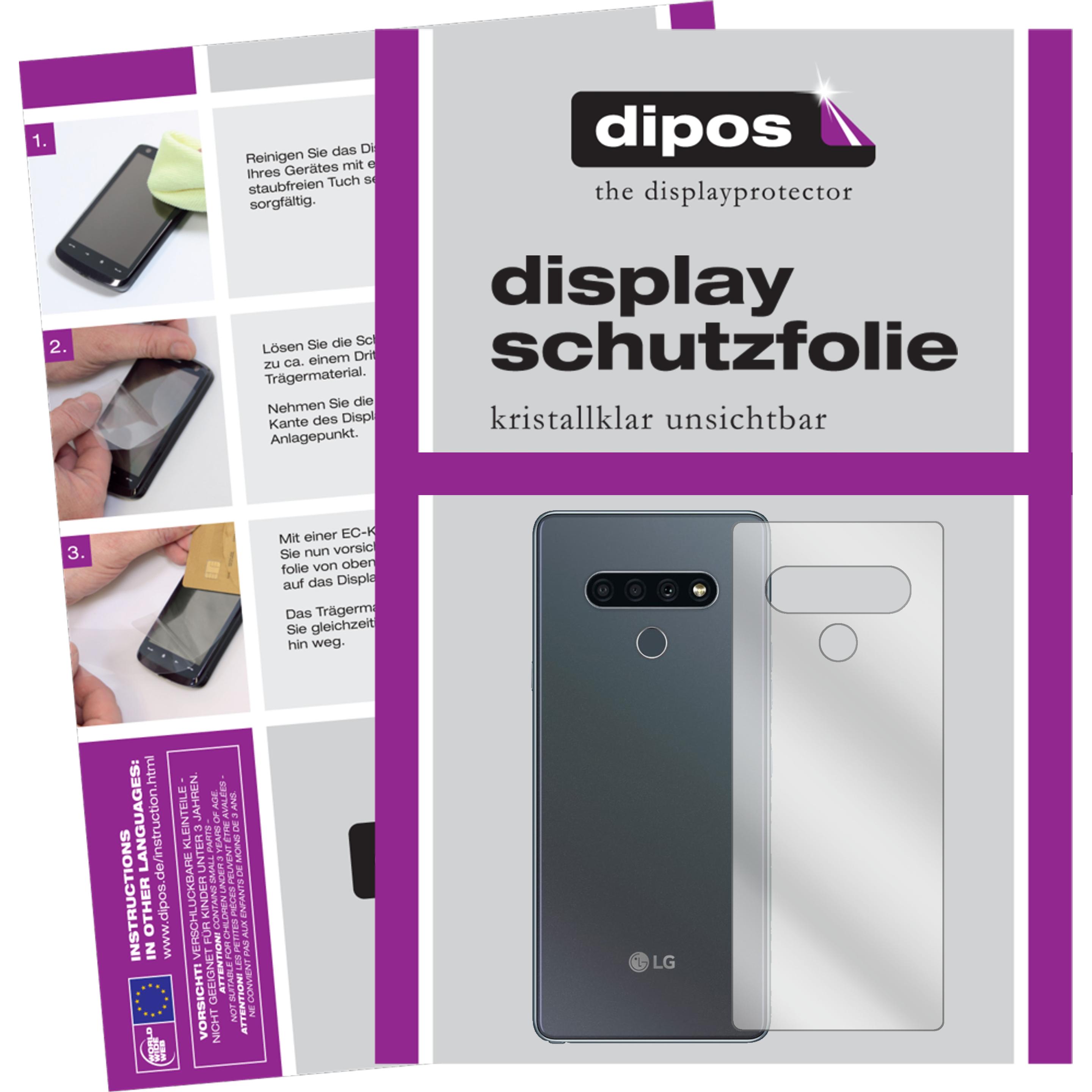 Dipos Displayschutzfolie Crystalclear (1 Stück, Lg k71), Smartphone Schutzfolie, Transparent