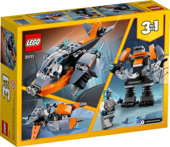 Actual product image LEGO Cyber Drone (31111, LEGO Creator 3-in-1)