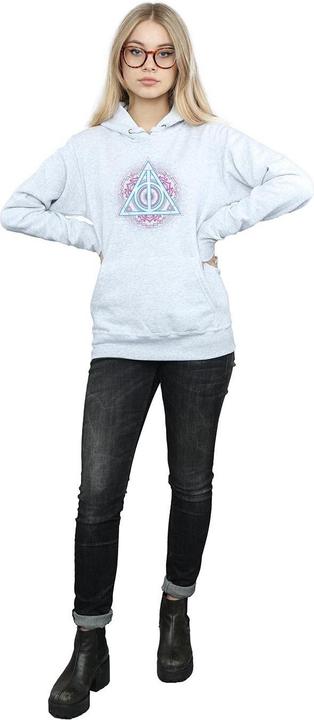 Produktbild Neon Deathly Hallows Kapuzenpullover (S)