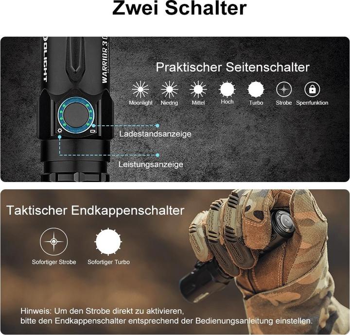 Produktbild Olight Warrior 3S (13.90 cm, 2300 lm)
