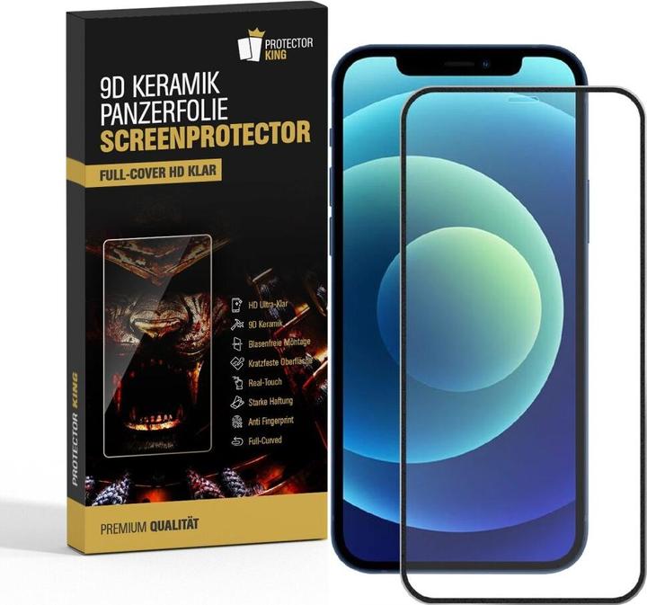 Produktbild Protectorking 2x Ceramic-Glass Full Cover HD Klar (2 Stück, Apple iPhone XS Max)