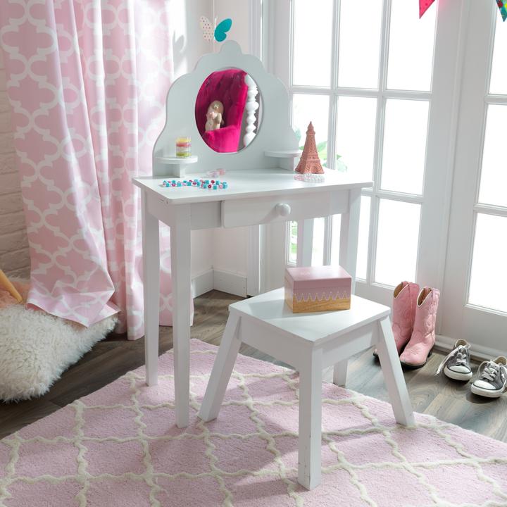 Produktbild KidKraft Mittlere Eitelkeit und Hocker (Kinderhocker)