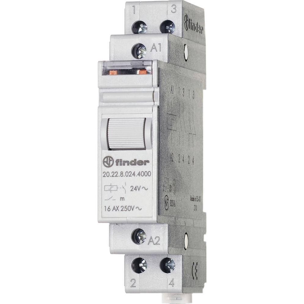 Finder Stromstoss-Schalter Hutschiene 20.26.8.230.4000 2 Schliesser 230 V/AC 1, Relais