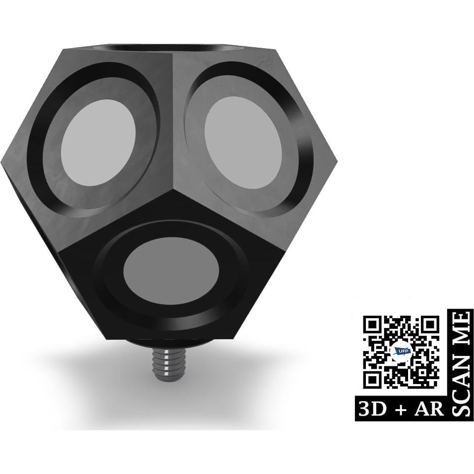 AR-4U Decatracker 15stueck M4 Gewinde Red, 3D Scanner