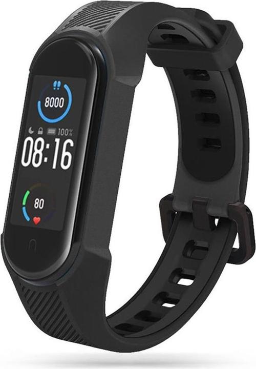 Produktbild Tech-Protect Armor Strap for Xiaomi Mi Smart Band 5/6/7/NFC - Black (TPU Gummi)
