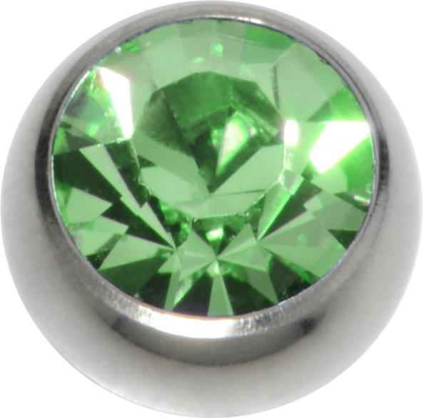 Produktbild Bijouteria Piercingverschluss (Chirurgenstahl 316L, Kristall)