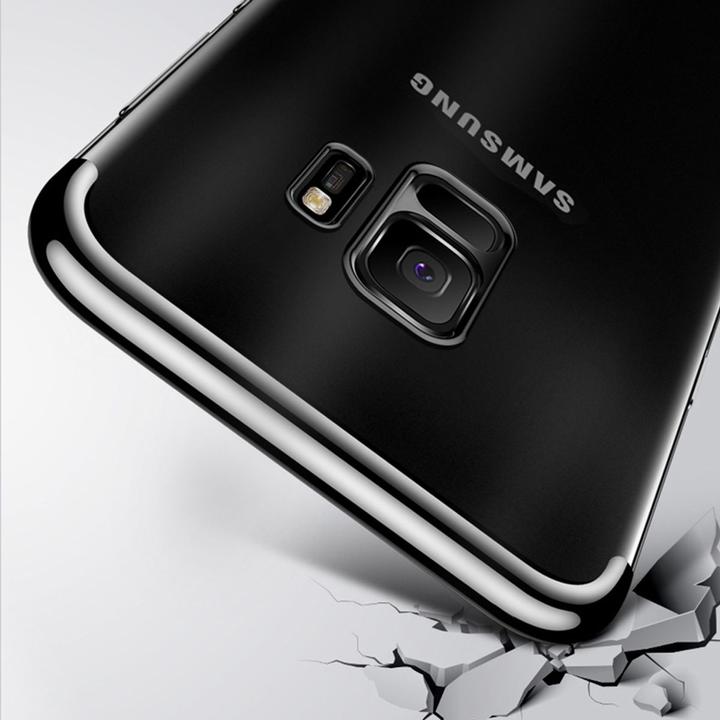 Produktbild König Design Handy Hülle Schutz Case für Samsung Galaxy S9 Durchsichtig Transparent Schwarz (Samsung Galaxy S9+)