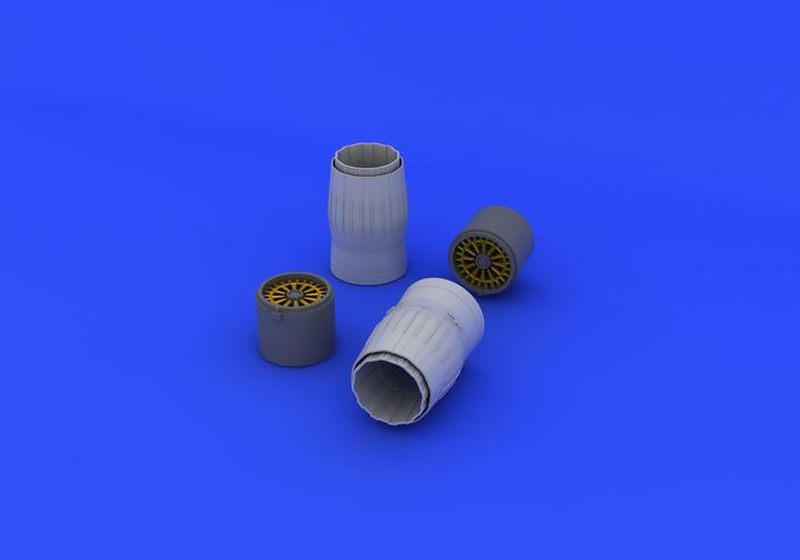 Actual product image Eduard MiG-29A exhaust nozzles for Trumpeter