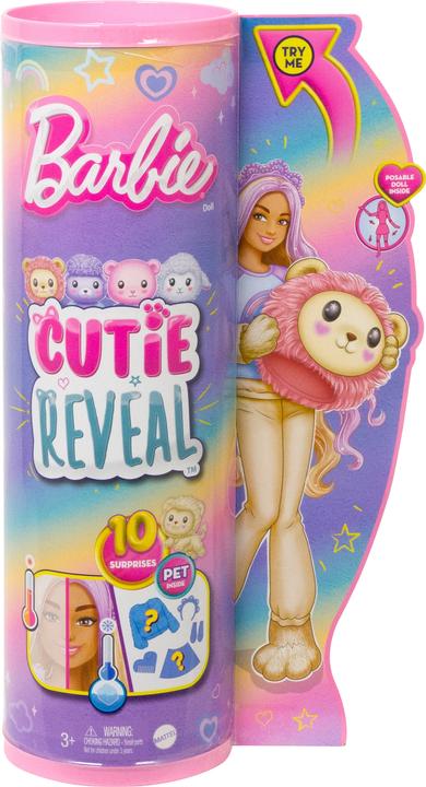 Produktbild Barbie Cutie Cozy Cute Reveal Serie Puppe - Löwe