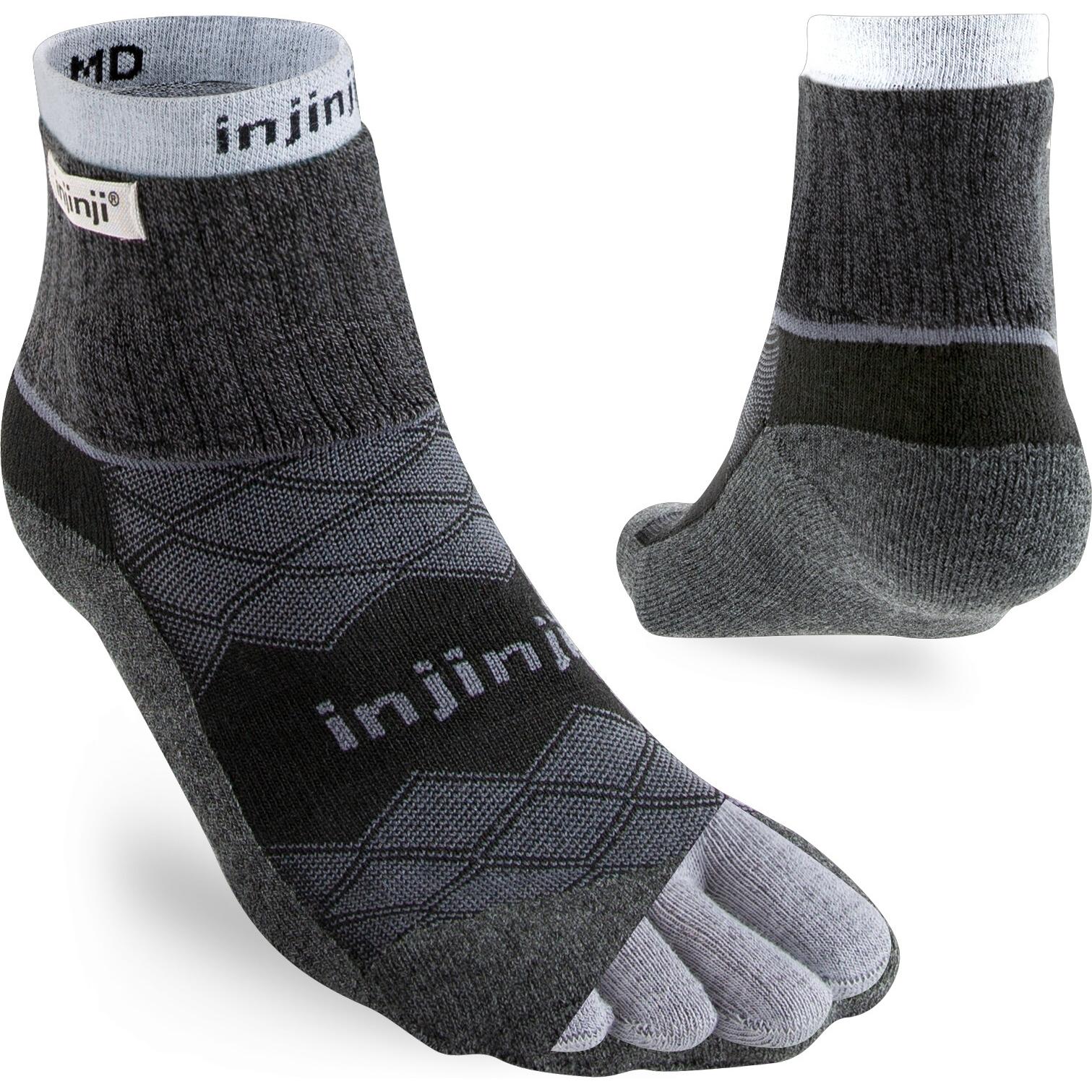 Thumbnail - Injinji, Herren, Sportsocken, Liner + Runner Mini-Crew (37 - 44, 37 - 38, 39 - 44, 40 - 44, 41 - 44, 38 - 44), Blau, Sch...
