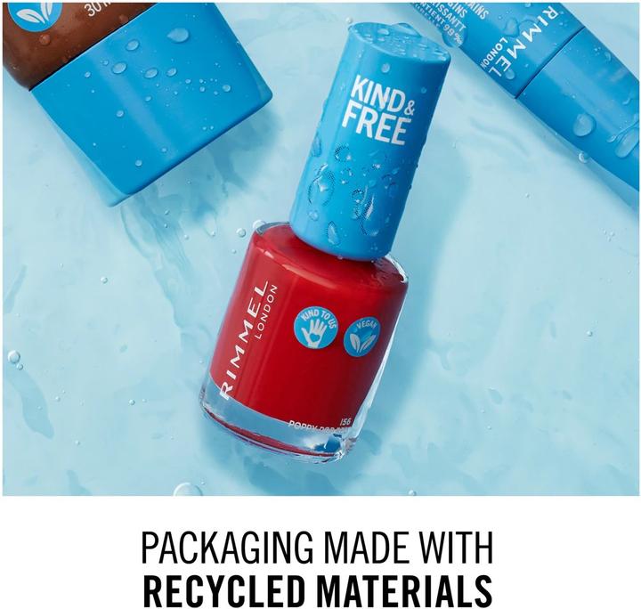 Actual product image Rimmel London Rimmel - RI RG Kind & Free lacquer - Shade: 157 Berry (157 Berry Opulence, Colour paint)