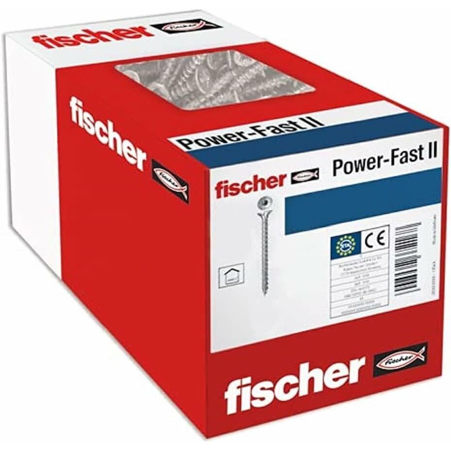 Fischer, Schrauben, PowerFast II 3,5x20 SK TX VG blvz 1000 (1000 Schrauben pro Stück)