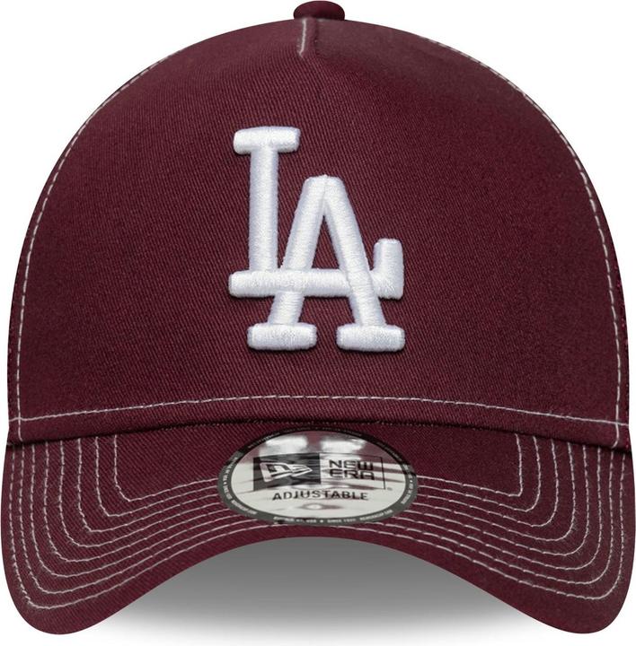 Actual product image New Era A-Frame Trucker Cap World Series Los Angeles Dodgers