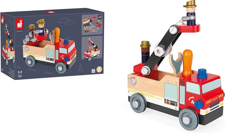 Actual product image Janod Brico'Kids Fire Truck