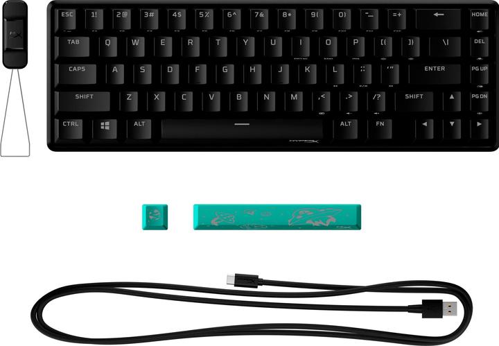 Produktbild HP Alloy Origins 65 - Mechanical Gaming Keyboard - HX Aqua (US Layout) (US, Kabelgebunden)