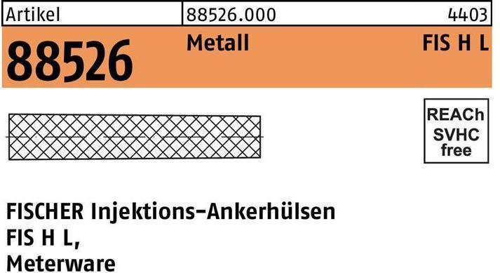 Actual product image Fischer Anchor sleeve FIS H 16x1000 L (10 pcs.)